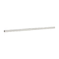Straight stainless steel shower curtain rod