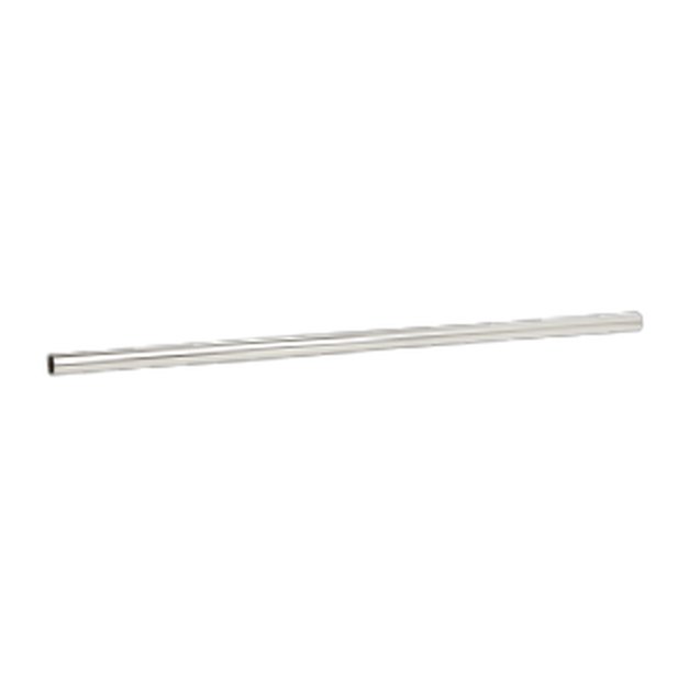 Straight stainless steel shower curtain rod